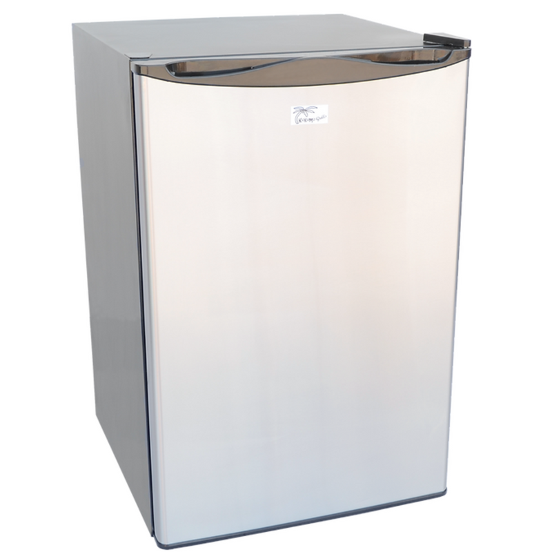 Built-In Outdoor Kitchen Refrigerator with Temp Control Soda Rack and Lights