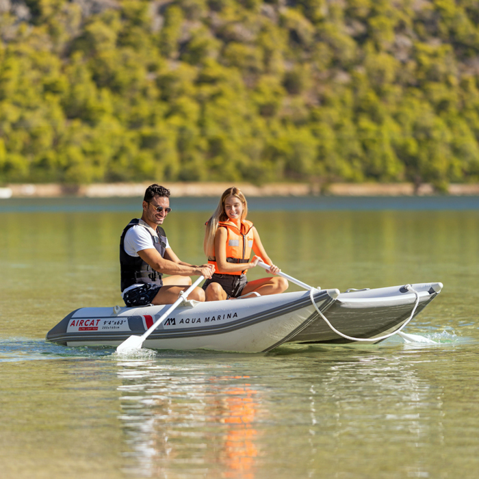 AIRCAT BT-AC285 Inflatable Catamaran with DWF Air Deck