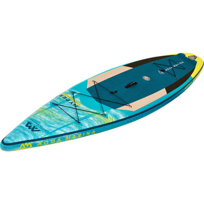 Aqua Marina Hyper - Touring Inflatable Stand-Up Paddleboard (iSUP) with Coil Leash