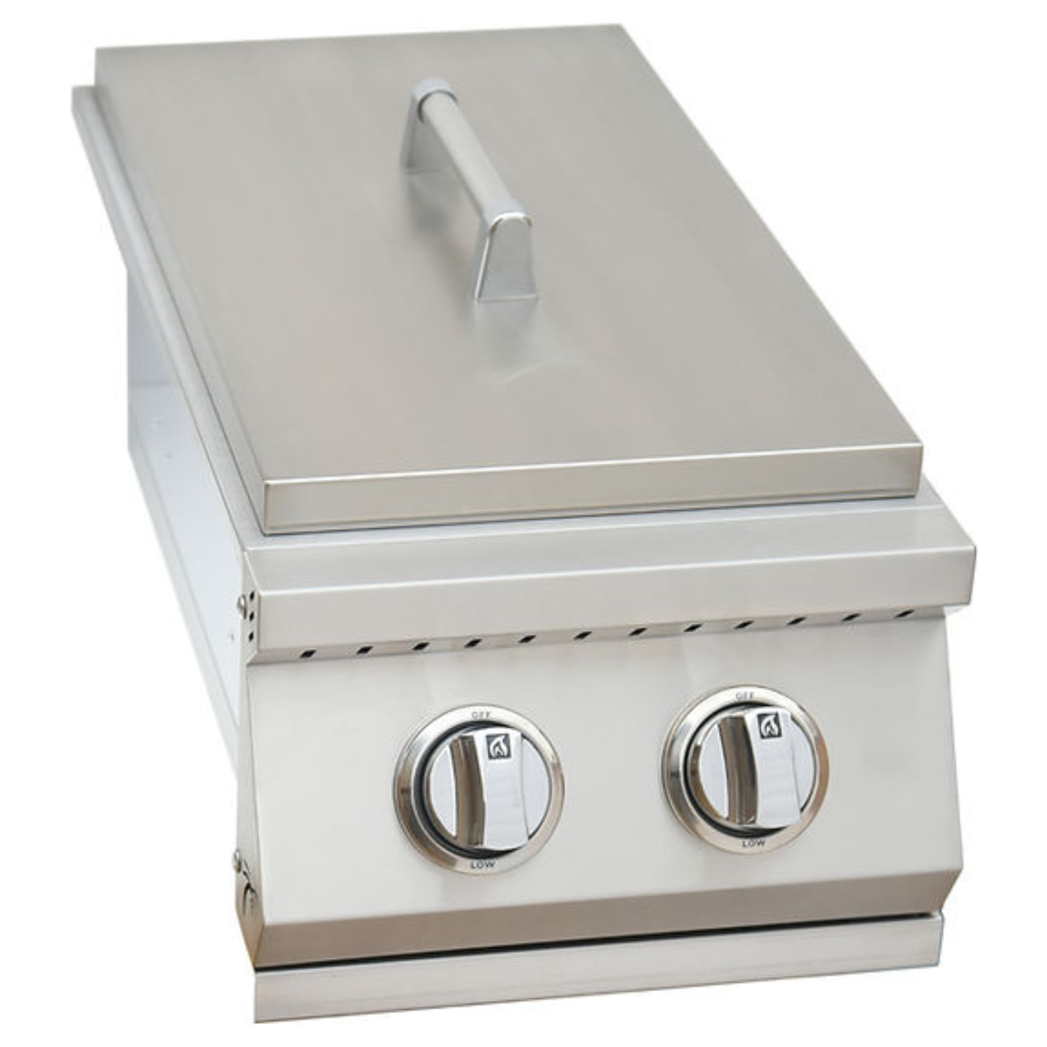 Built In Double Side Burner Stainless Steel with removable cover - Thumbnail 3