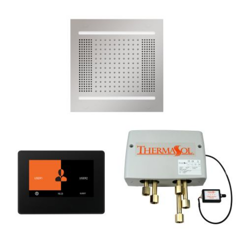 ThermaSol Wellness Hydrovive14 Shower Package: 7" ThermaTouch Square