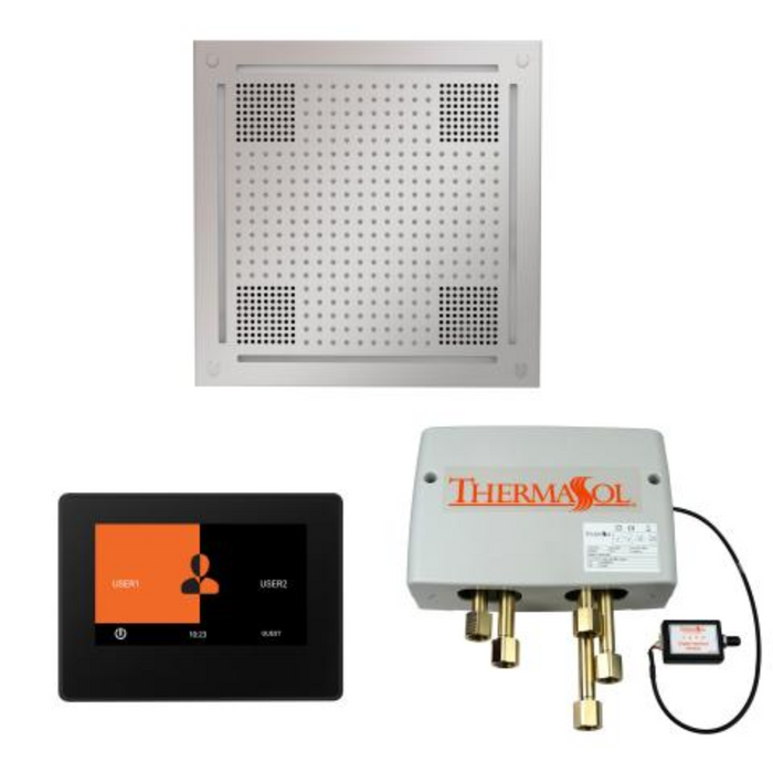 ThermaSol Wellness Hydrovive Shower Package: 7" ThermaTouch Square