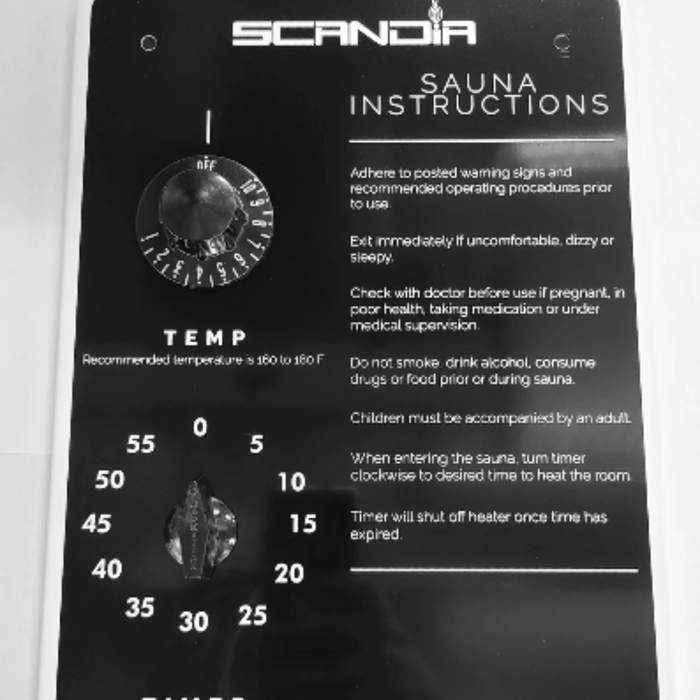 Control Face Plate for A2 and A3 Controls - Thermostat and Timer Ready