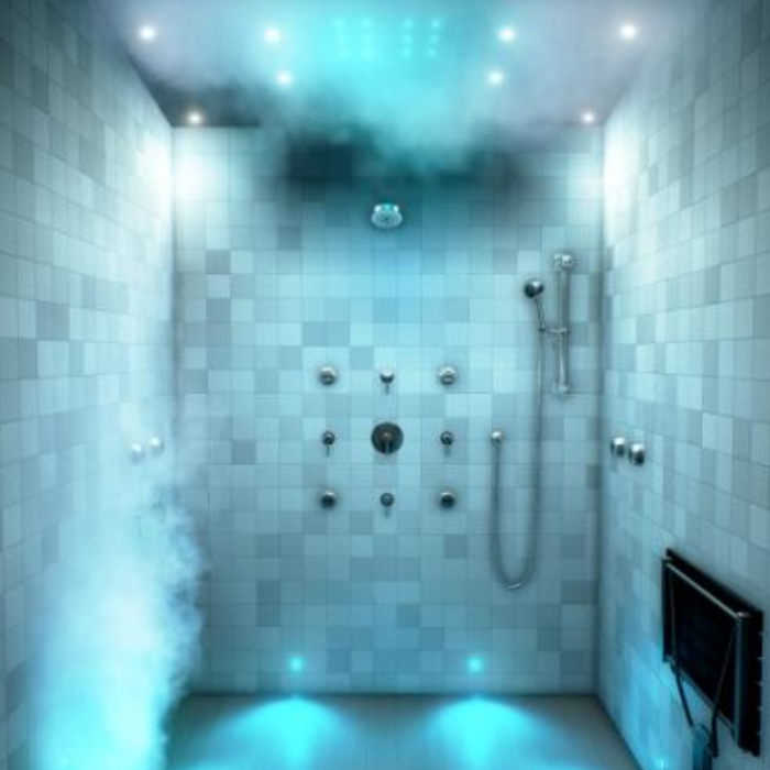 ThermaSol HydroVive System Square: Shower Luxury