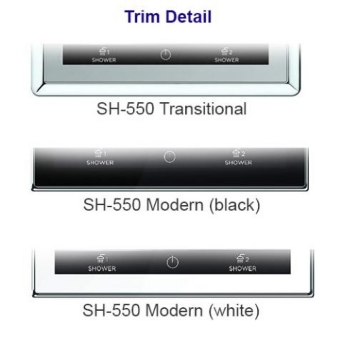 Steamist SH-550 Touchscreen Control for ShowerSense with Wi-Fi