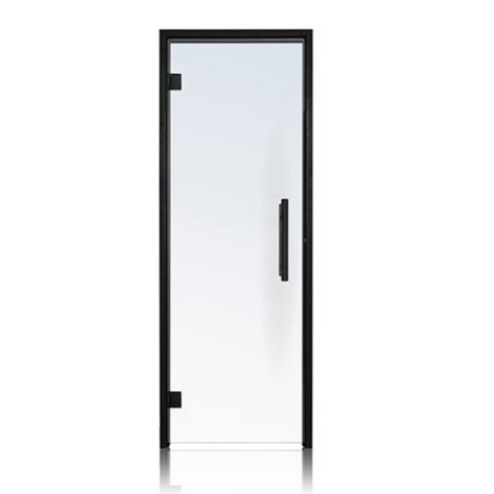 Prosaunas 24x81 Clear Glass Sauna Door with Black Alder Frame