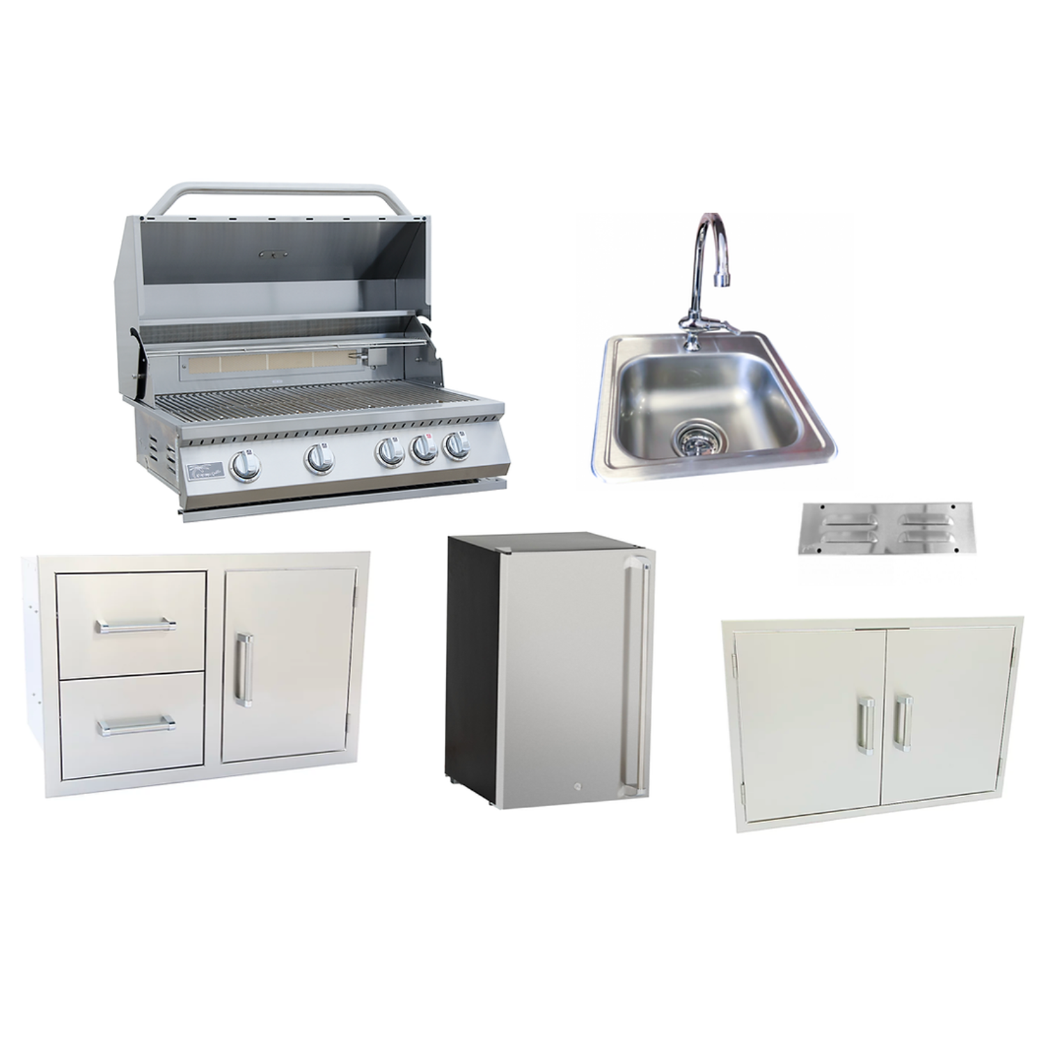 6 PIECE OUTDOOR KITCHEN PACKAGE DEAL