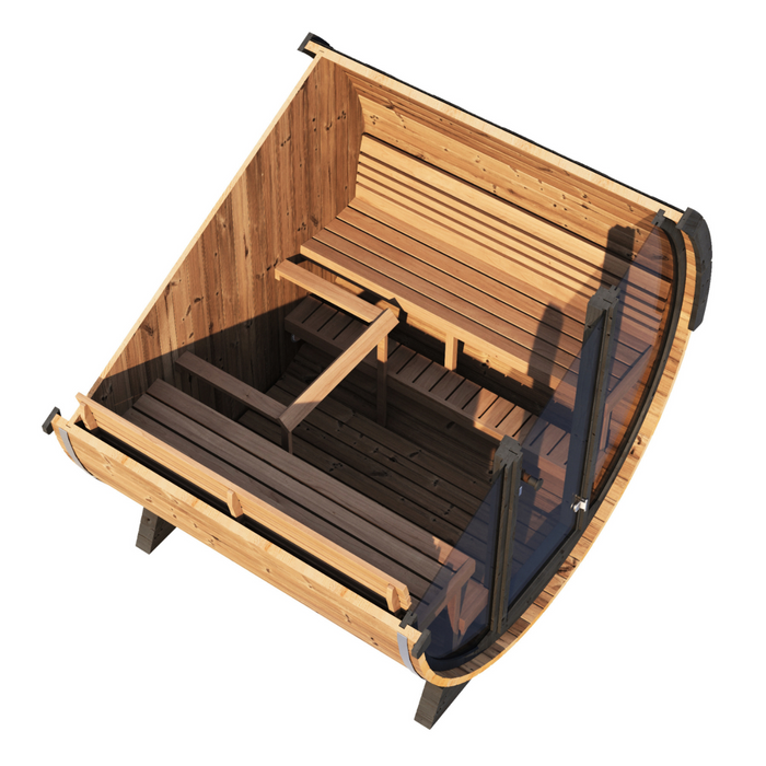 SaunaLife EE8G Sauna Barrel: Spacious Elegance and Comfort