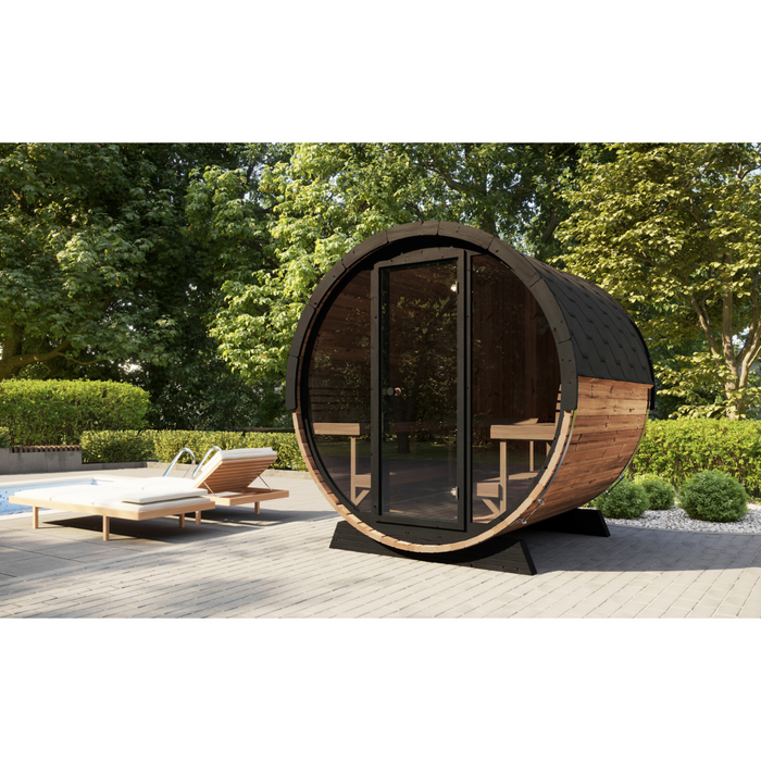 SaunaLife EE8G Sauna Barrel: Spacious Elegance and Comfort