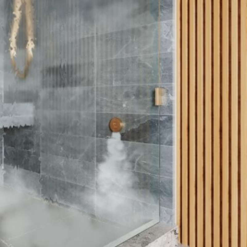 ThermaSol Round SteamVection Steam Head: Elevate Your Shower