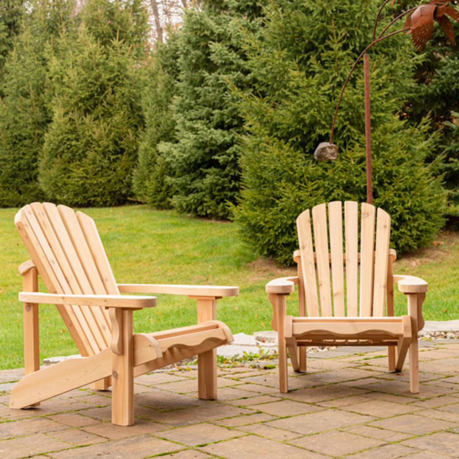 Adirondack Chair, Red Cedar - Thumbnail 5