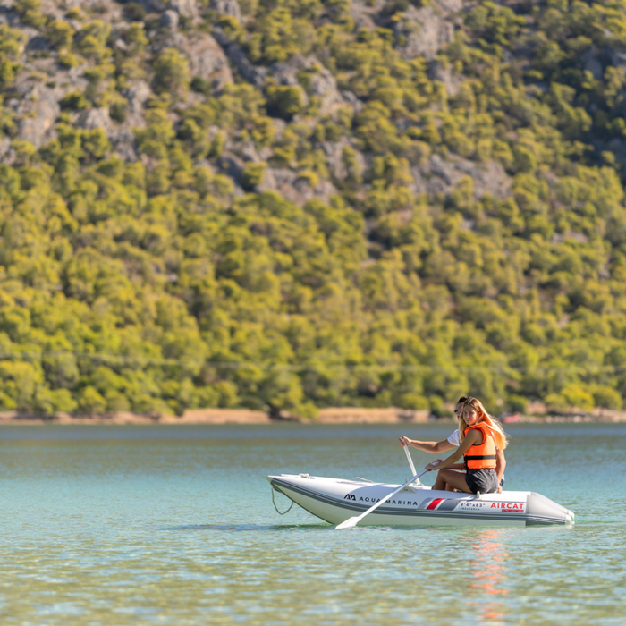 AIRCAT BT-AC285 Inflatable Catamaran with DWF Air Deck