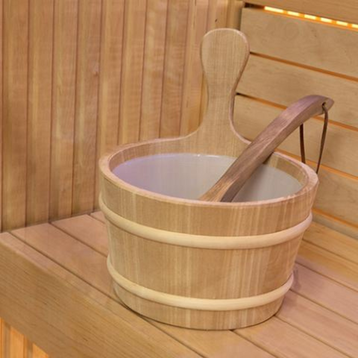 Prosaunas Wood Sauna Bucket - 4-Liter