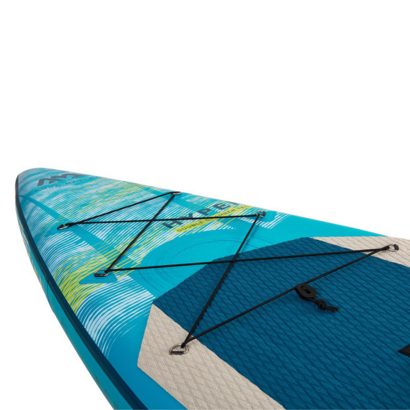 Aqua Marina Hyper - Touring Inflatable Stand-Up Paddleboard (iSUP) with Coil Leash