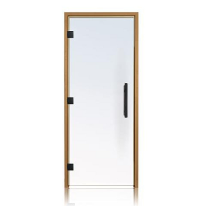 Prosaunas 36x81 Clear ADA Glass Sauna Door with Thermo-Aspen Frame