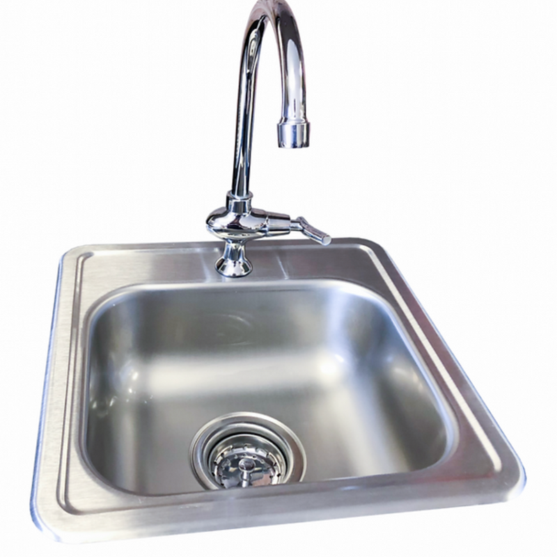 Built-In 15x15 Outdoor Kitchen Sink