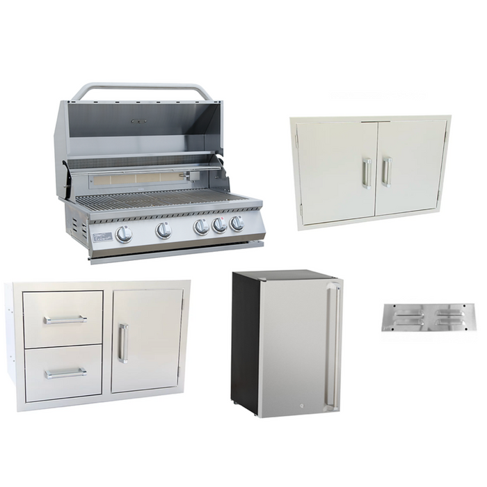 5 PIECE OUTDOOR KITCHEN PACKAGE DEAL