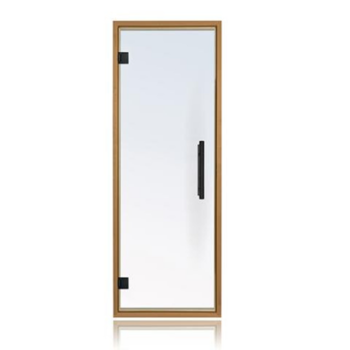 Prosaunas 24x73 Clear Glass Sauna Door with Thermo-Aspen Frame