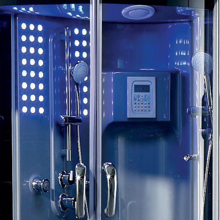 Siena Luxury Steam Shower - 16 Jets, 8.4" TV, MP3, 10-Year Warranty