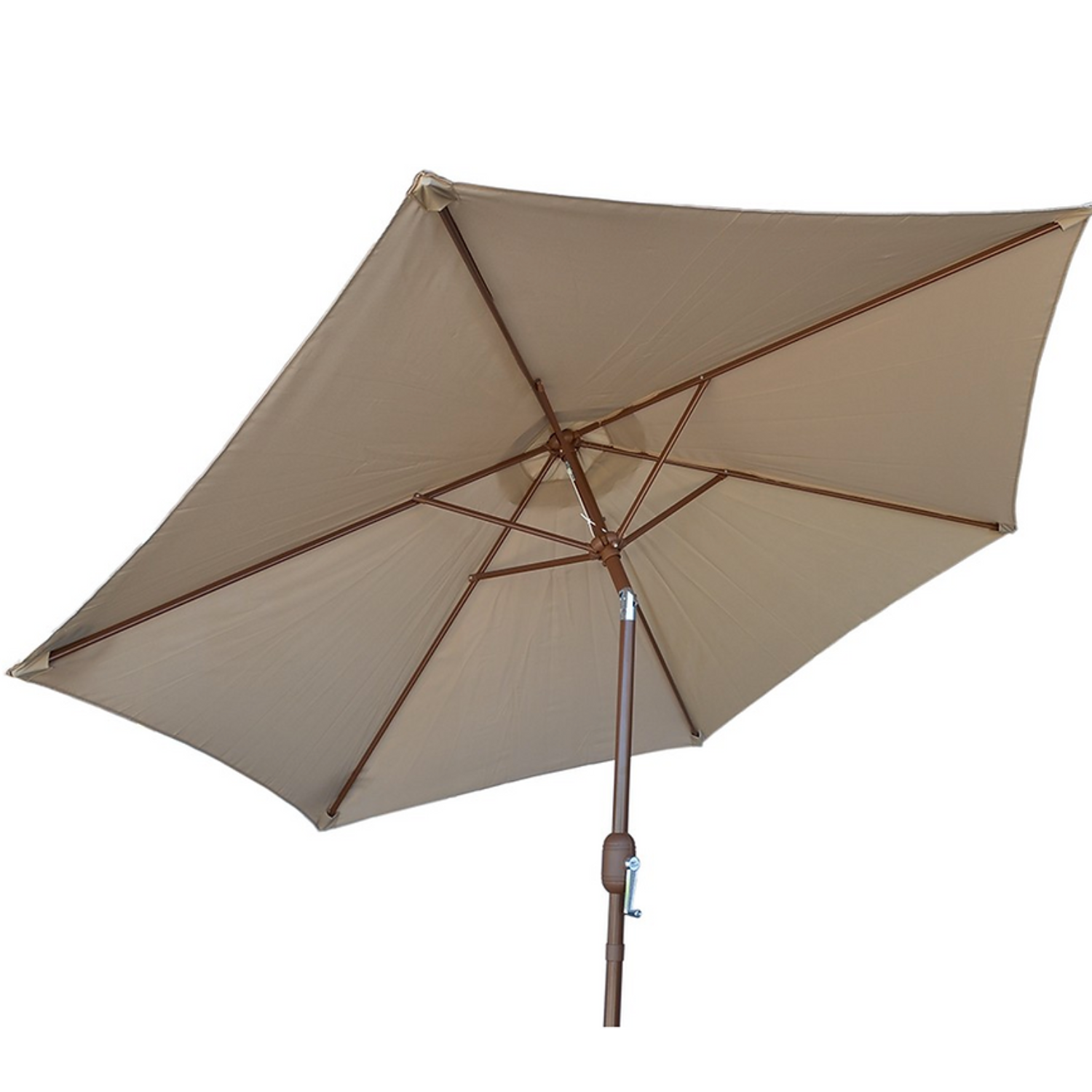 9' Outdoor Kitchen Umbrella Hand Crank and Tilt