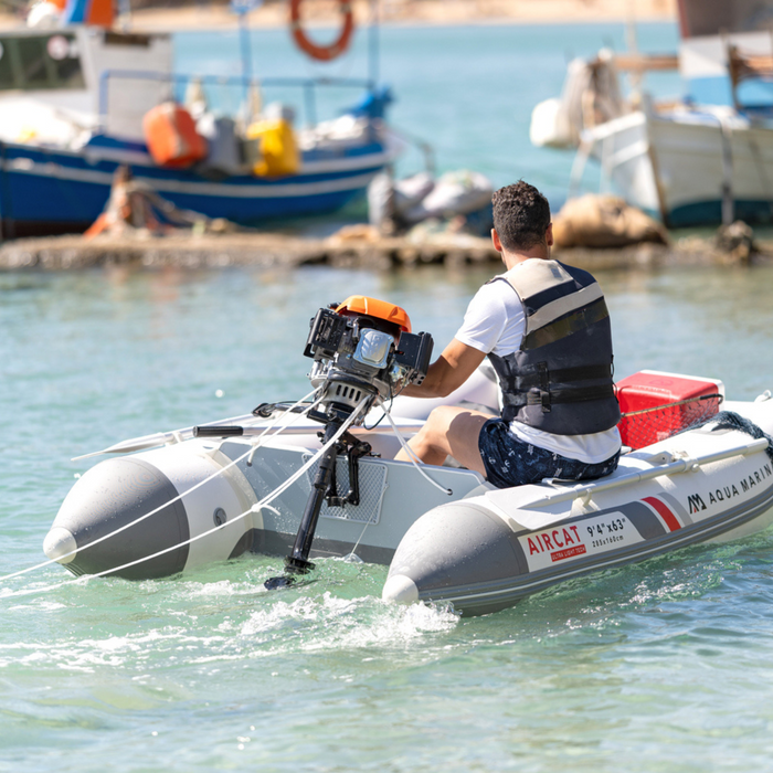 AIRCAT BT-AC285 Inflatable Catamaran with DWF Air Deck