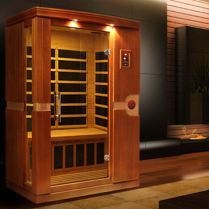 Golden Designs  "2-Person Low EMF Infrared Sauna - Dynamic Venice"