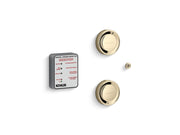 Kohler Invigoration Tandem Digital Steam Adapter Kit — Vibrant French Gold