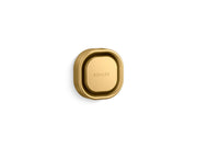 Kohler Invigoration Square Steam Head — Vibrant Brushed Moderne Brass