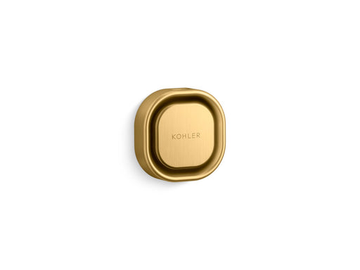 Kohler Invigoration Square Steam Head — Vibrant Brushed Moderne Brass