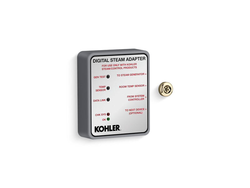 Kohler Invigoration Digital Steam Adapter — Vibrant French Gold