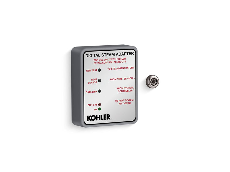 Kohler Invigoration Digital Steam Adapter — Vibrant Titanium