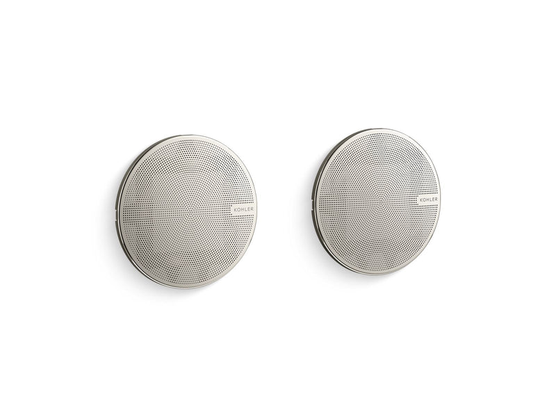 Kohler SoundTile Shower Speakers — Pair — Vibrant Polished Nickel