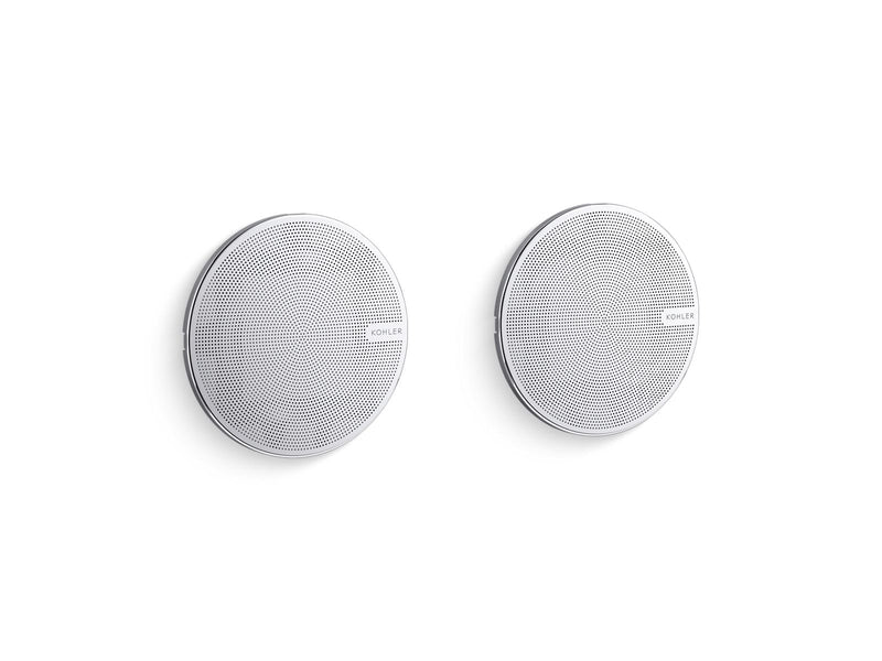 Kohler SoundTile Shower Speakers — Pair — Polished Chrome