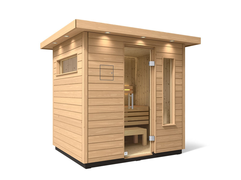 Kohler C2 Outdoor Traditional Sauna — Douglas Fir / Spruce