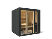 Kohler C1 Indoor Traditional Sauna — Graphite Grey / Spruce