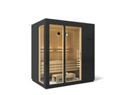 Kohler C1 Indoor Traditional Sauna — Graphite Grey / Spruce