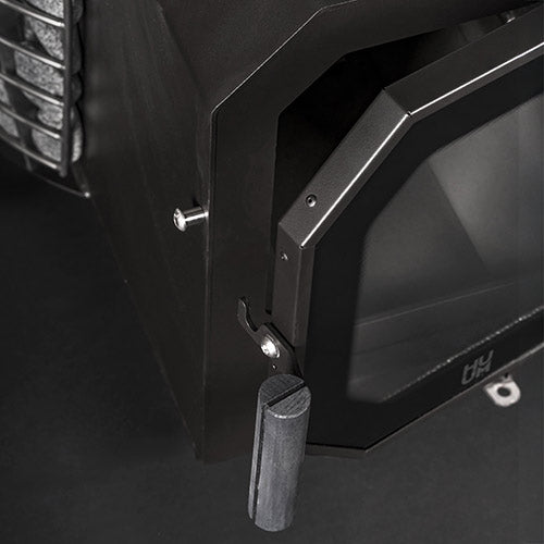 HUUM HIVE Flow LS Wood-Burning Sauna Stove w/ Firebox Extension, 9.8kW