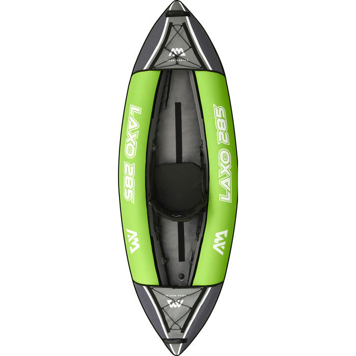 LAXO-285 Leisure Kayak - 1 Person. Inflatable Deck. Kayak Paddle Included.