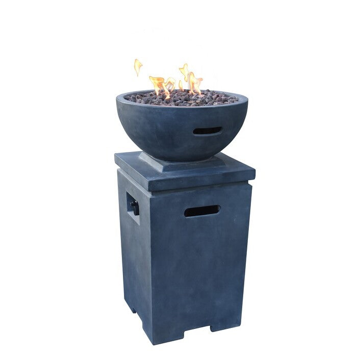 Exeter Fire Column - Stylish and Durable Patio Flame