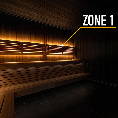 ProSaunas 1-Zone Dimmable White LED Light Strip Kit