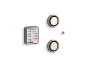 Kohler Invigoration Tandem Digital Steam Adapter Kit — Vibrant Brushed Nickel