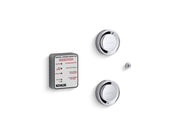 Kohler Invigoration Tandem Digital Steam Adapter Kit — Polished Chrome